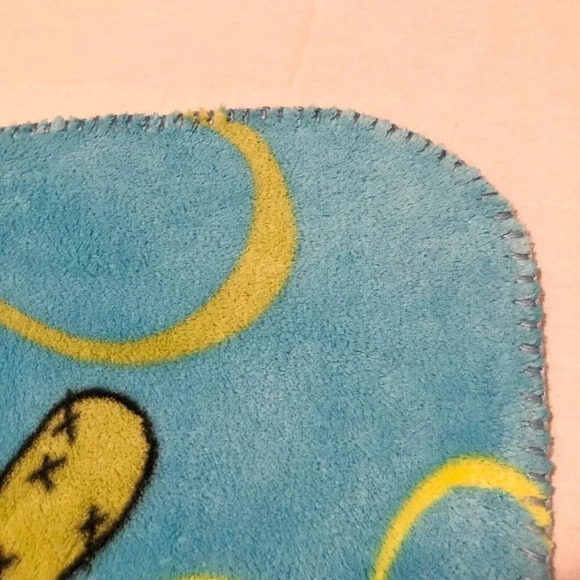 2006 Nickelodeon Spongebob Patrick  Star Fleece Blanket Motorcycles 60.5 x 50 In - Picture 7 of 16